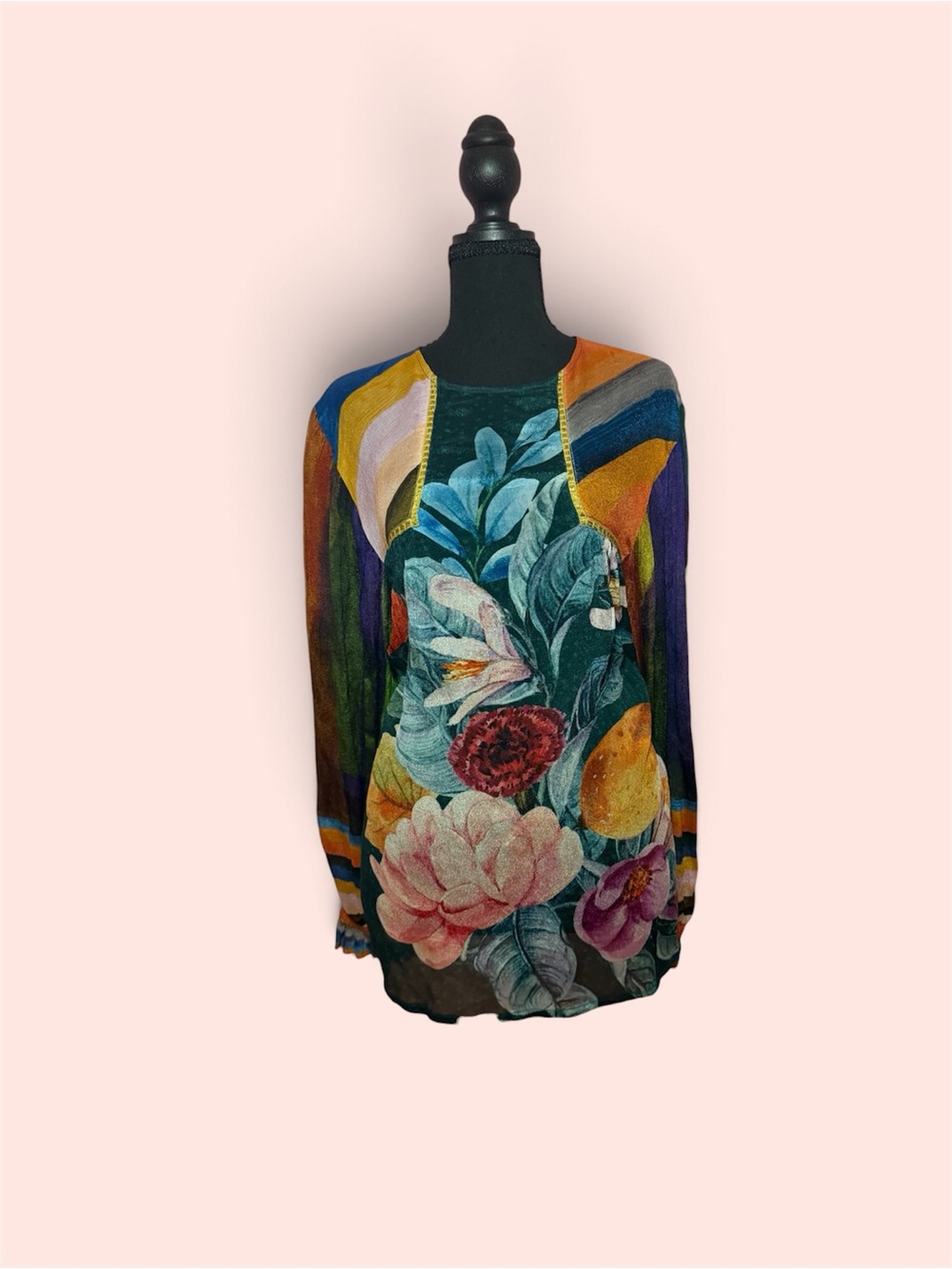 Floral Multicolor Women's blouse - Vibrant Garden Print